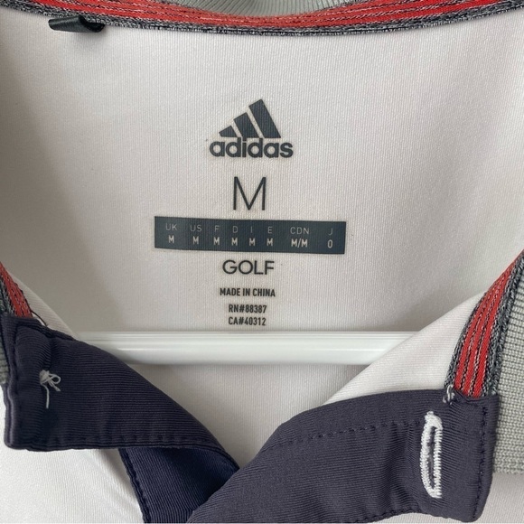 Adidas | Men's Performance Golf Polo Size Medium - Picture 2 of 6
